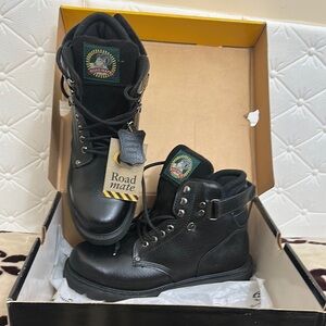 🌺🌺NWT Black Men's Boots ROAD MATE